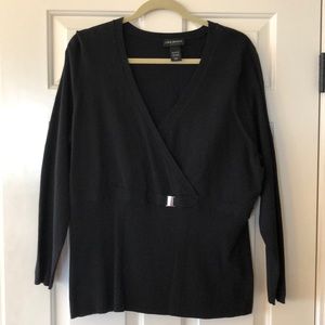 Black Lane Bryant long sleeve sweater.